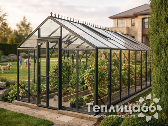 Теплица Рада Гарденикс PRO под стекло, ширина 3,0 м. (калькулятор)